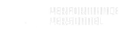 Performance Personnel White Logo